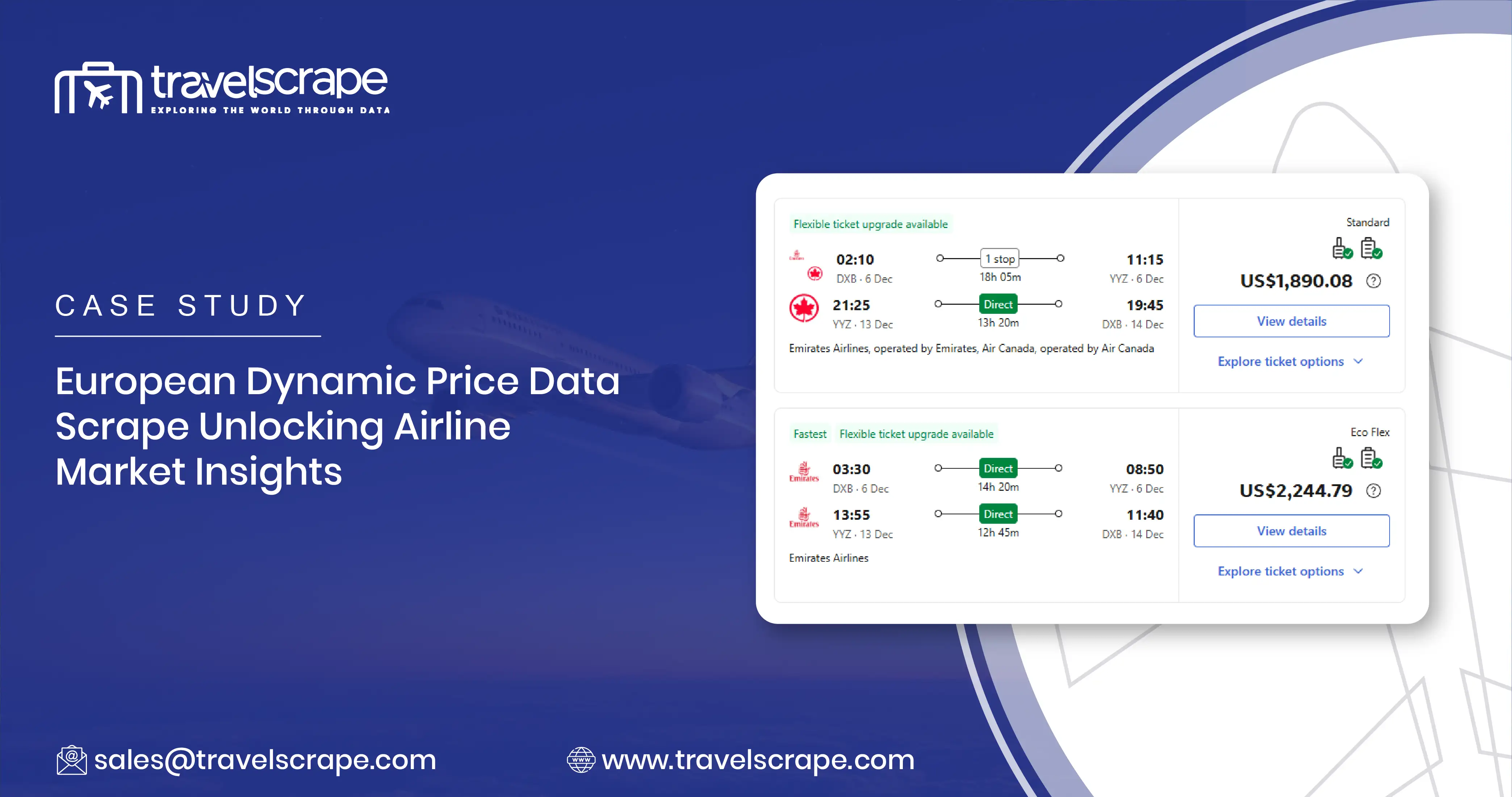 European Dynamic Price Data Scrape for Airline Market Insights